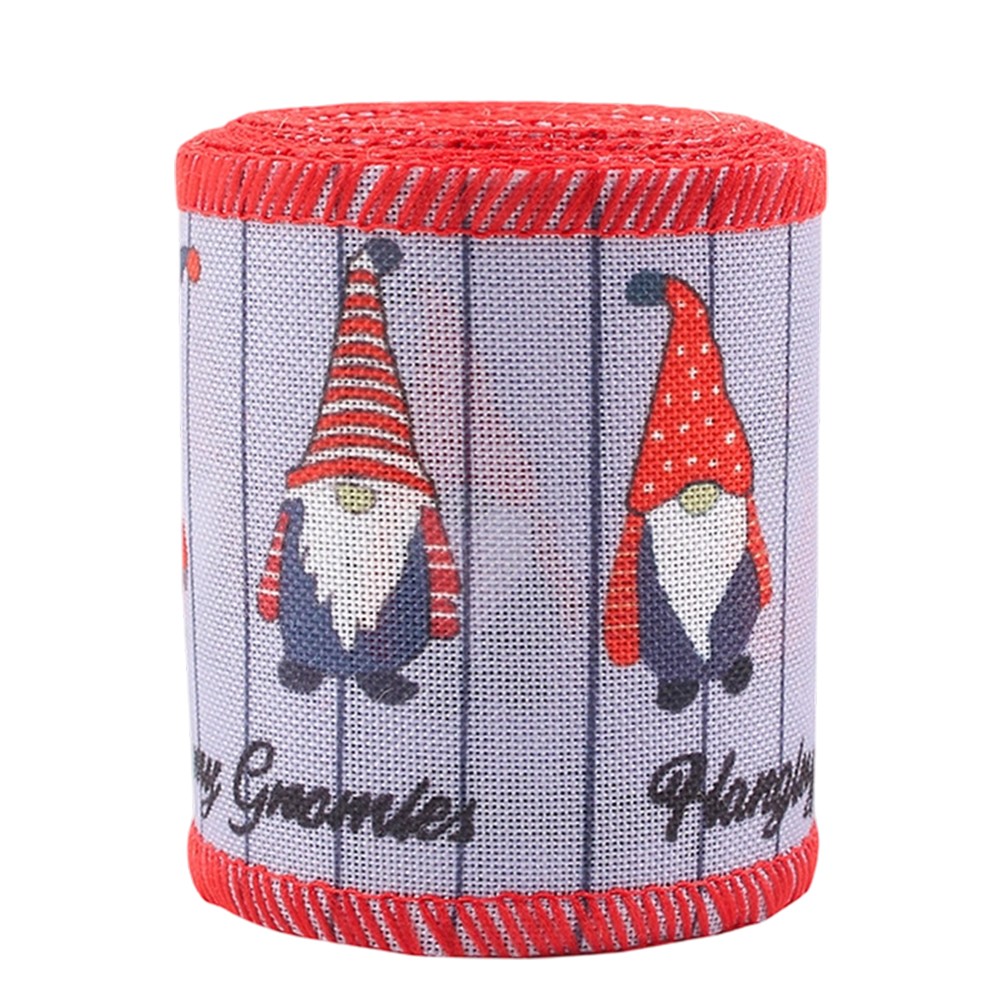 Imitation Linen Ribbon 7cm by 5 Yards Gold Silver for Decoration and Crafting - Picture 13 of 42