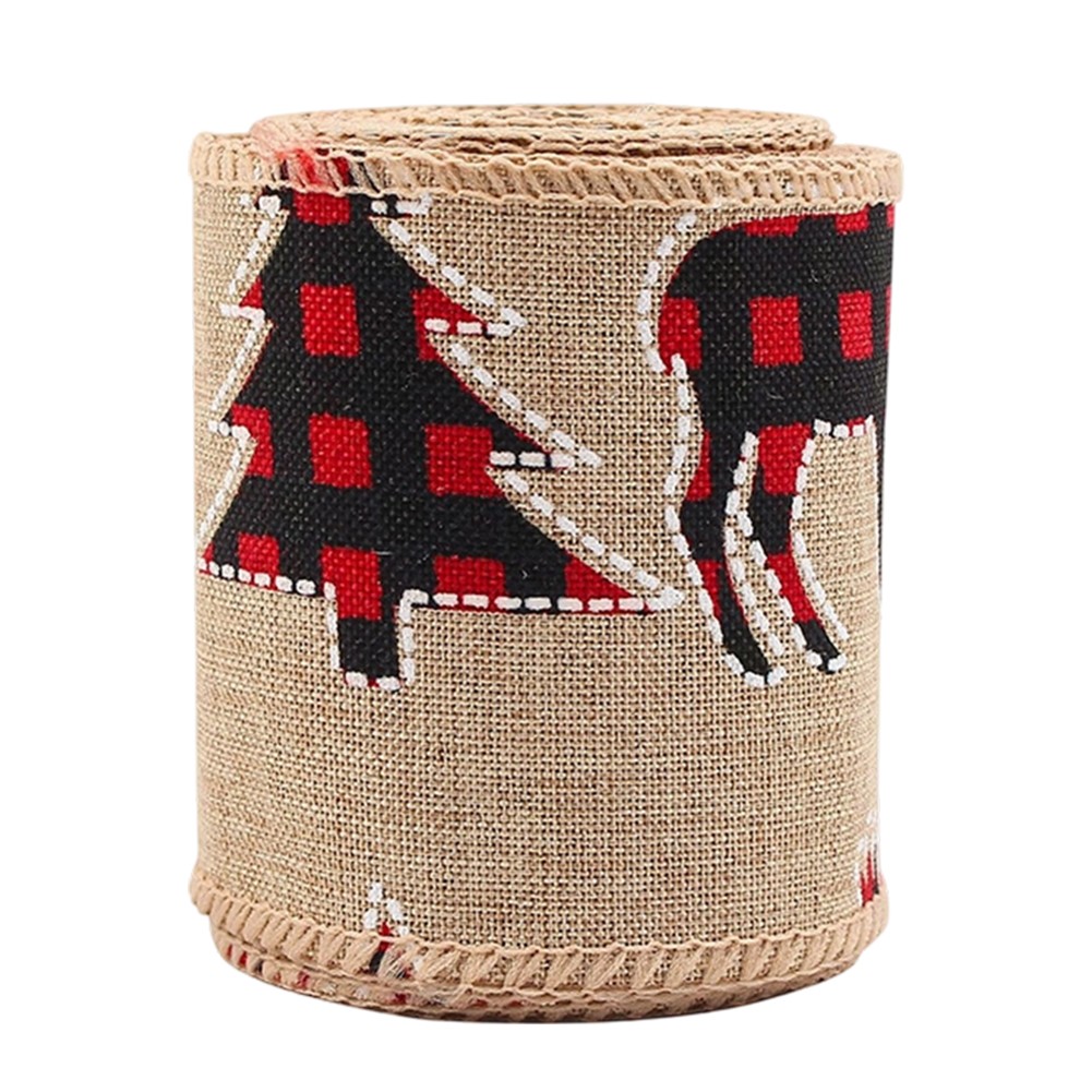 Imitation Linen Ribbon 7cm by 5 Yards Gold Silver for Decoration and Crafting - Picture 35 of 42