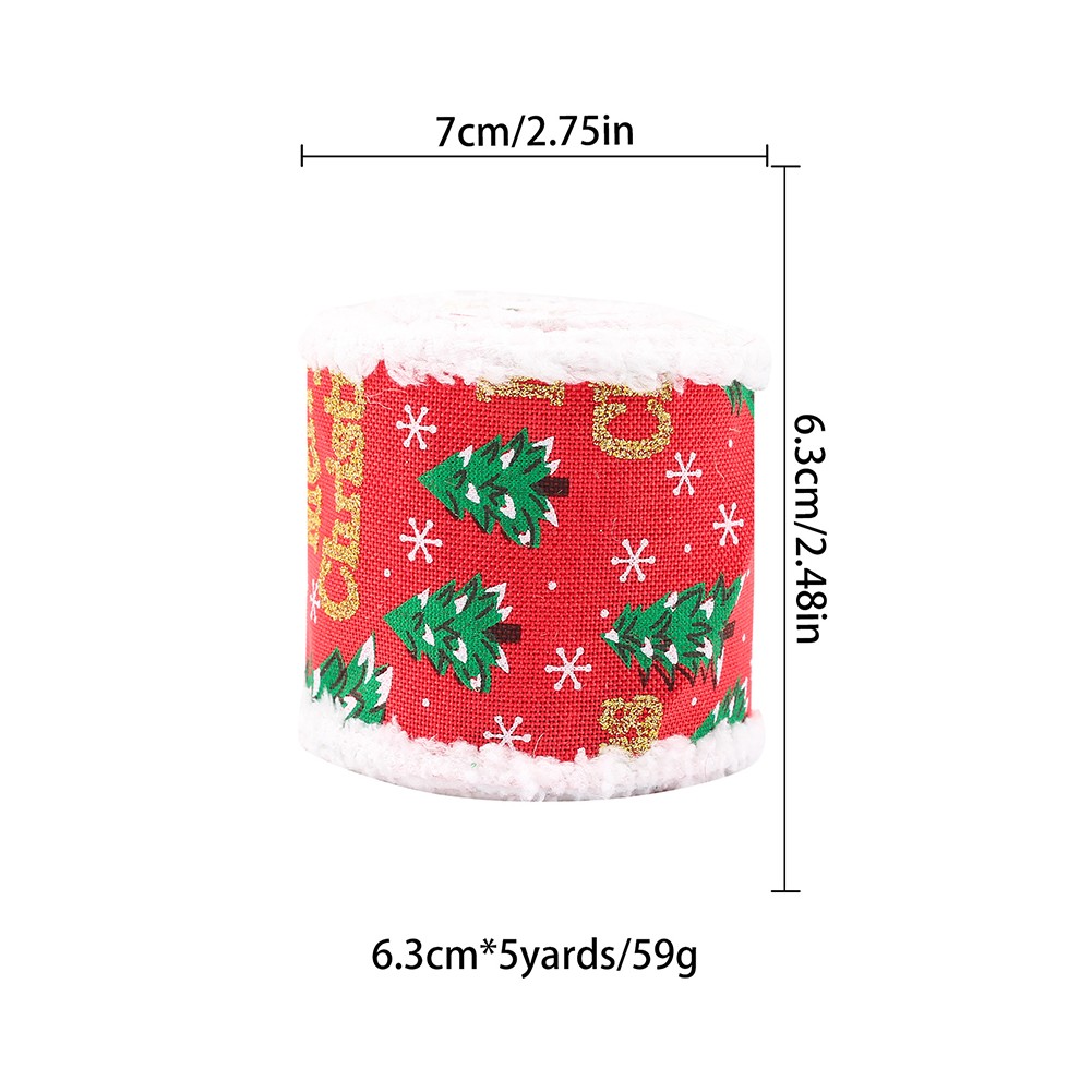 Imitation Linen Ribbon 7cm by 5 Yards Gold Silver for Decoration and Crafting - Picture 32 of 42