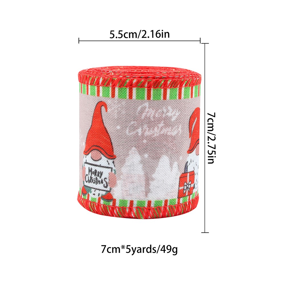 Imitation Linen Ribbon 7cm by 5 Yards Gold Silver for Decoration and Crafting - Picture 26 of 42