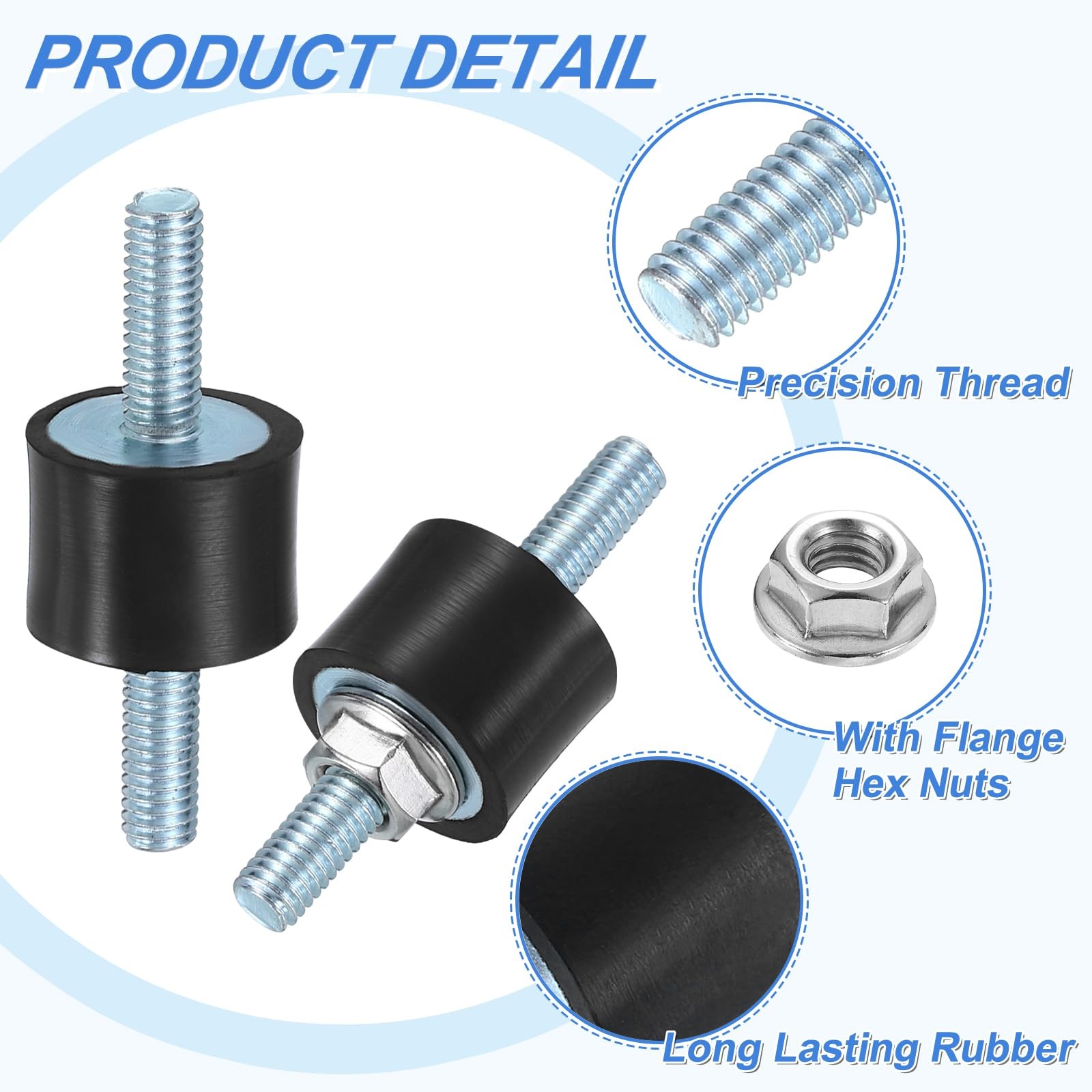Rubber Buffer Engine Mount Shock Absorber for Automotive and Industrial Use