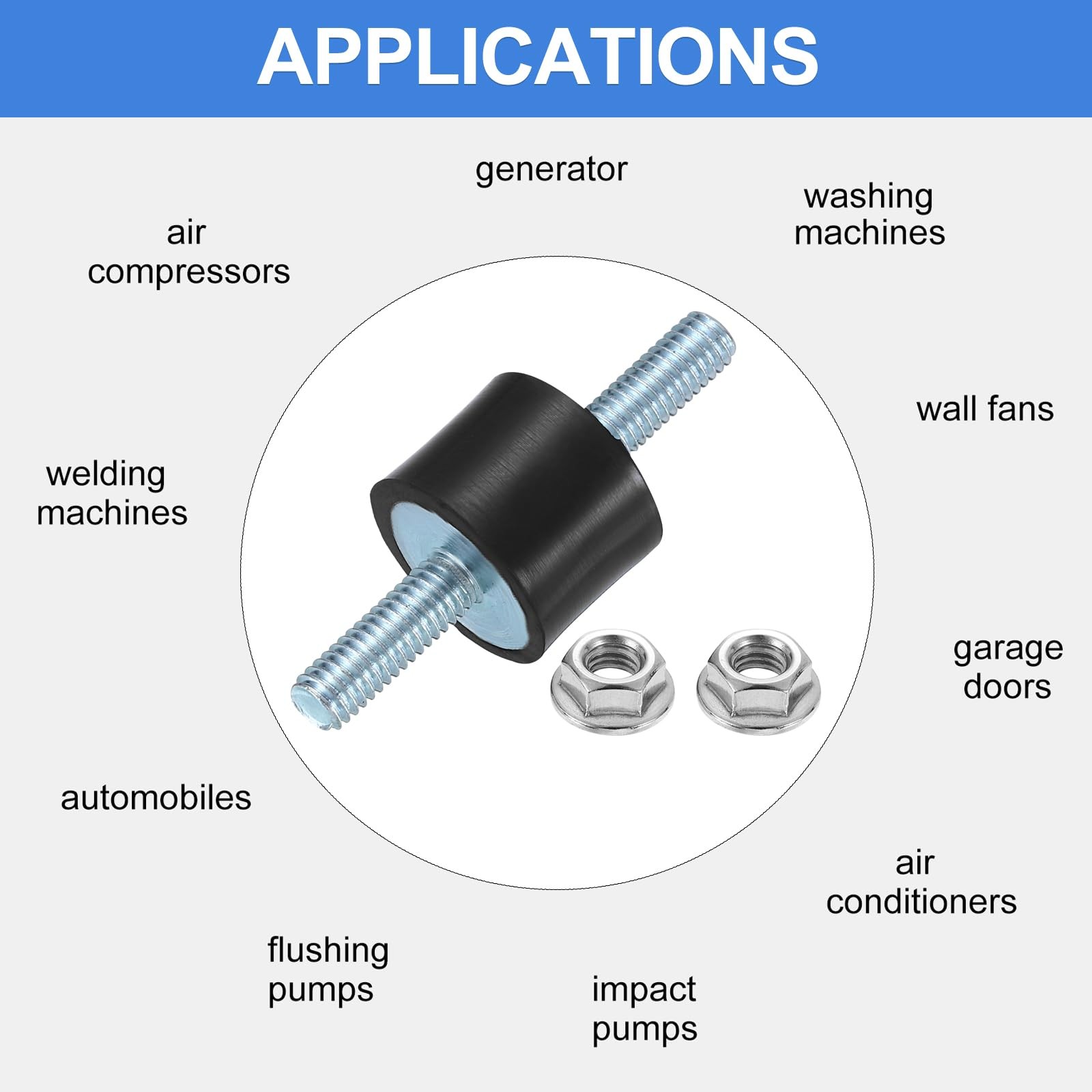 Rubber Buffer Engine Mount Shock Absorber for Automotive and Industrial Use
