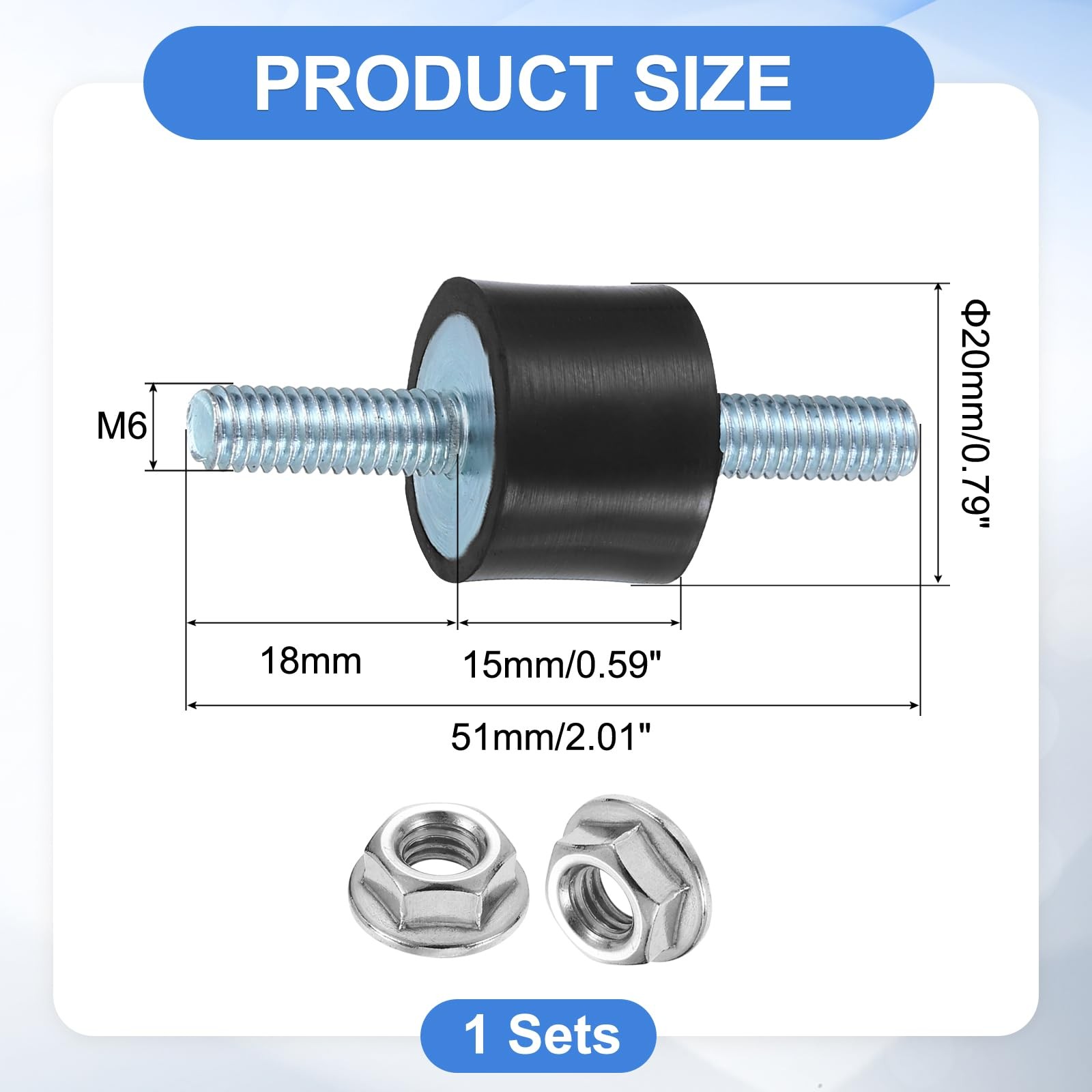 Rubber Buffer Engine Mount Shock Absorber for Automotive and Industrial Use