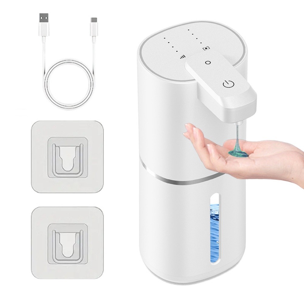 Waterproof USB Automatic Soap Dispenser with Adjustable Dispensing Times 380 ml
