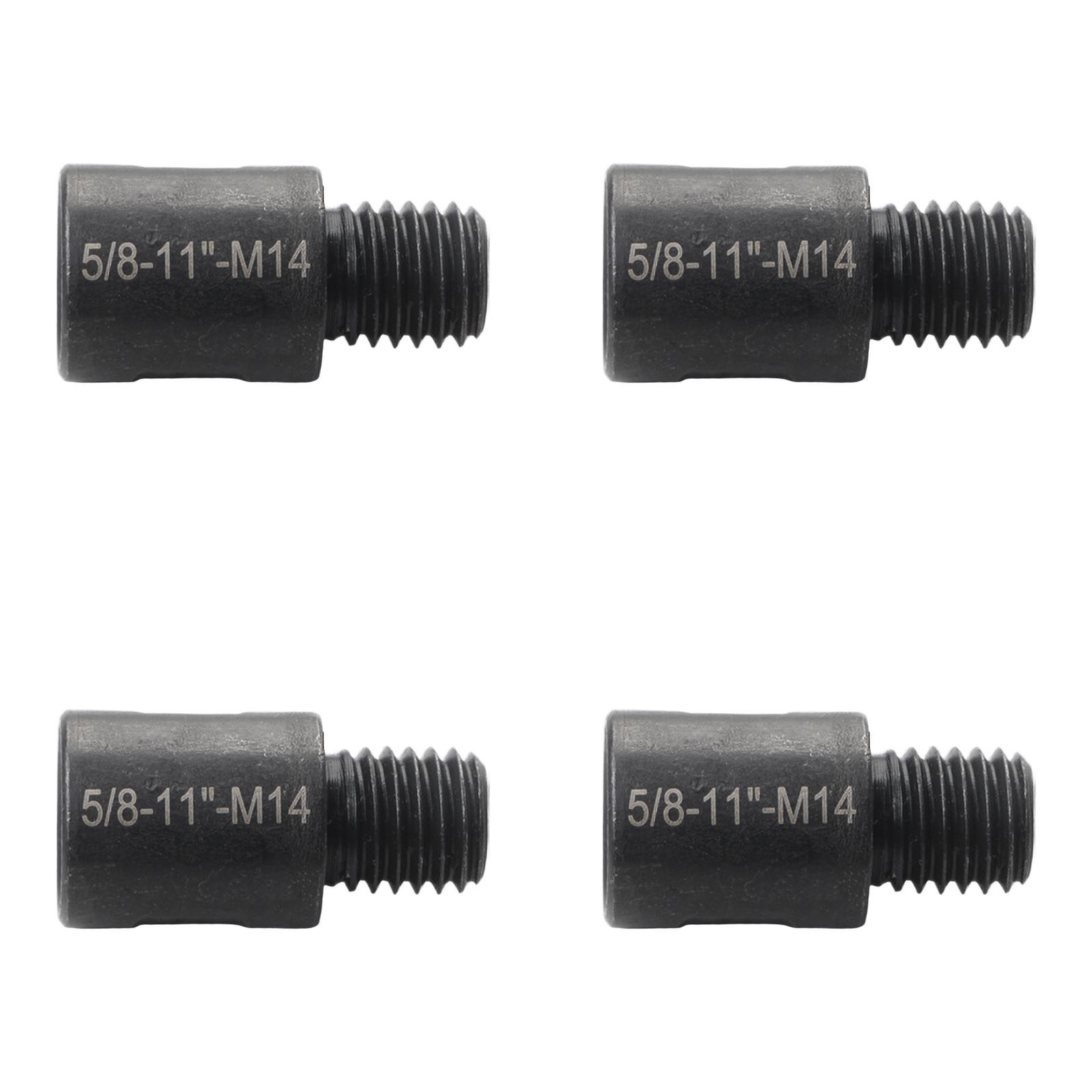 4pcs Thread Adapter Rod M10 to For M14 for Angle Grinder Drill Bit Shank Use