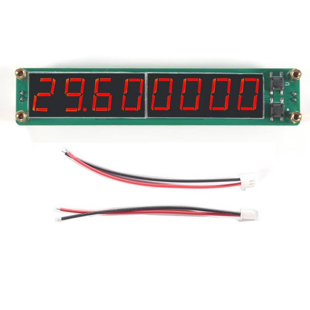 Digital Frequency Meter 8 LED Display for 0 1 to 2400 MHz Signals