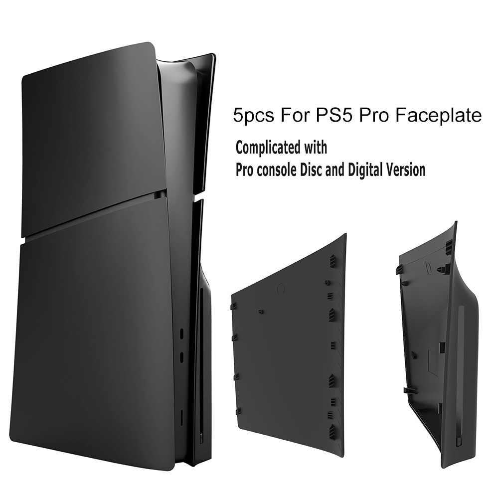 Protective ABS Shell Replacement Set 5 Pieces for PS5 Pro Console 3mm Thickness