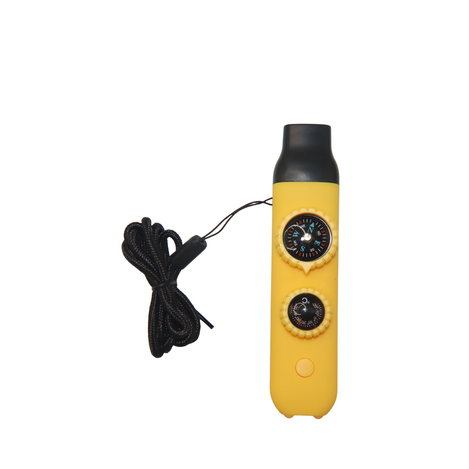 7 in 1 Survival Whistle with For Compass LED Light Magnifier for Outdoor Travel