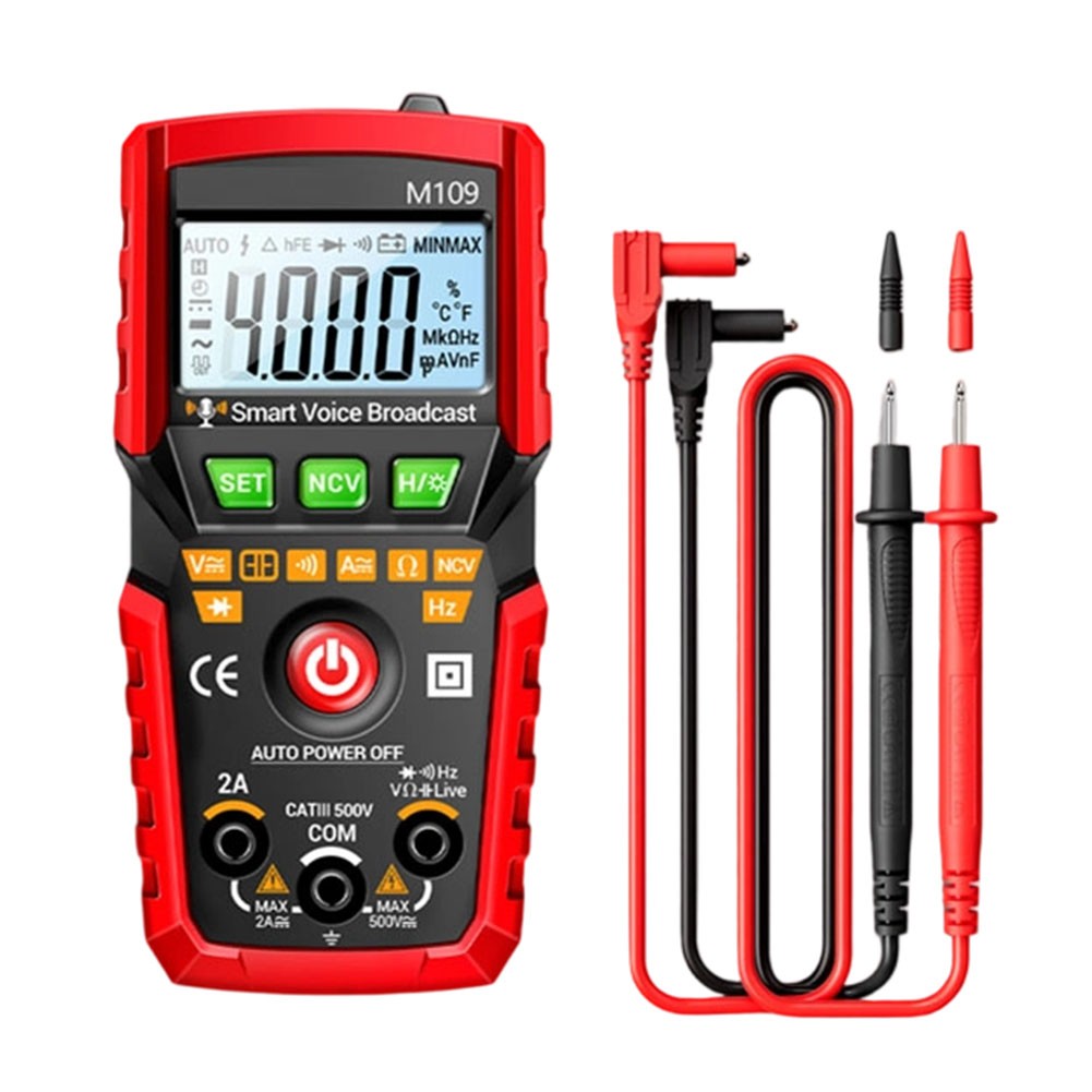 Digital Multimeter with Voice Broadcast and Accurate Electrical Measurement