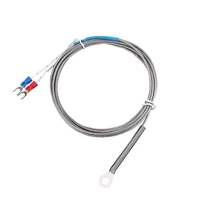 Type Thermocouple Sensor Metal Probe 6mm Diameter Solid Design for Stability