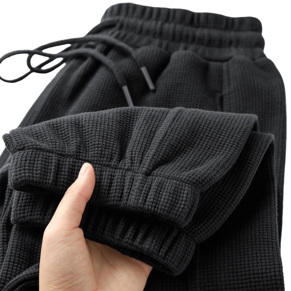 Men Plaid Trousers Tapered Fit 96%Polyester+4%Spandex Solid Color Option - Picture 25 of 47