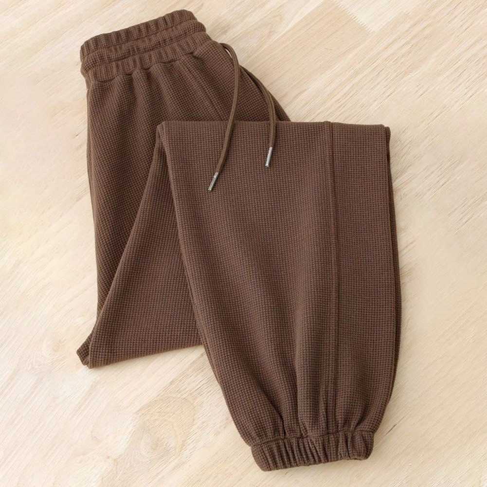 Men Plaid Trousers Tapered Fit 96%Polyester+4%Spandex Solid Color Option - Picture 35 of 47