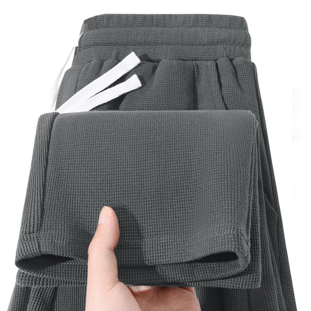 Men Plaid Trousers Tapered Fit 96%Polyester+4%Spandex Solid Color Option - Picture 46 of 47