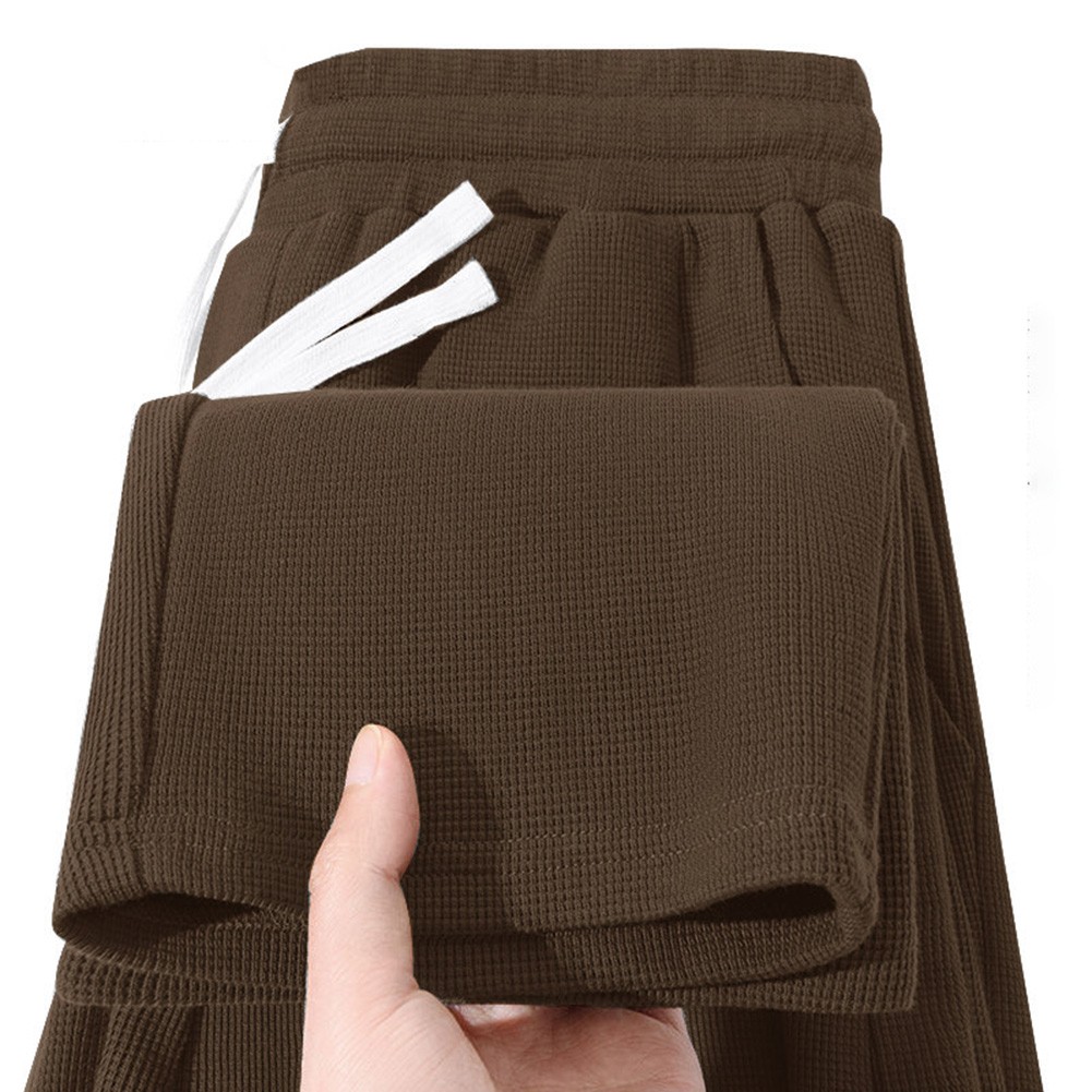 Men Plaid Trousers Tapered Fit 96%Polyester+4%Spandex Solid Color Option - Picture 44 of 47