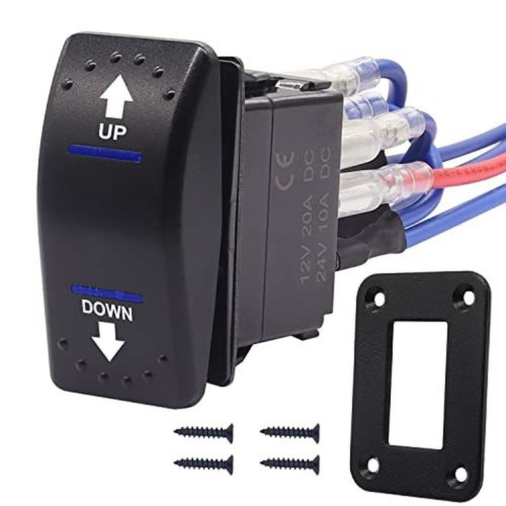 7pin Rocker Switch Panel for Marine Vehicles and For automotive Electrical Use