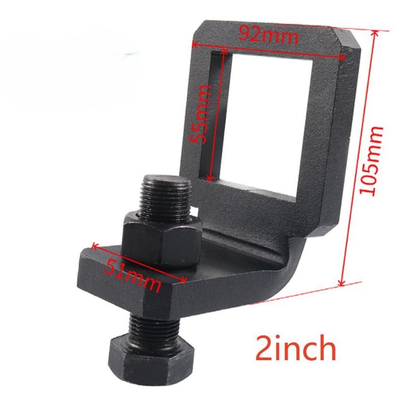 RV Trailer Hitch Clamp Anti Vibration 2 Inch 25 Inch Heavy Duty Steel Fastener - Bild 10 von 13