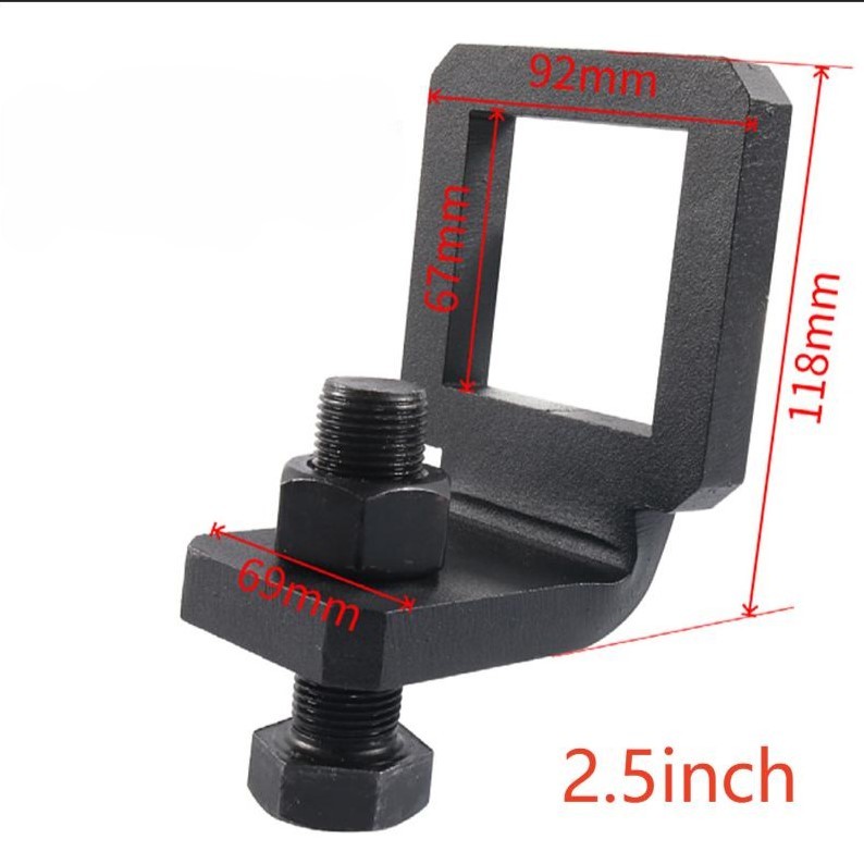 RV Trailer Hitch Clamp Anti Vibration 2 Inch 25 Inch Heavy Duty Steel Fastener - Bild 11 von 13