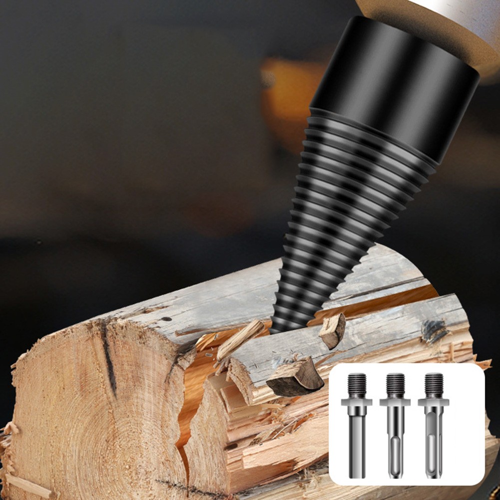 Multi Size Firewood Drill Bit Set with Hexagonal Square and Round Heads