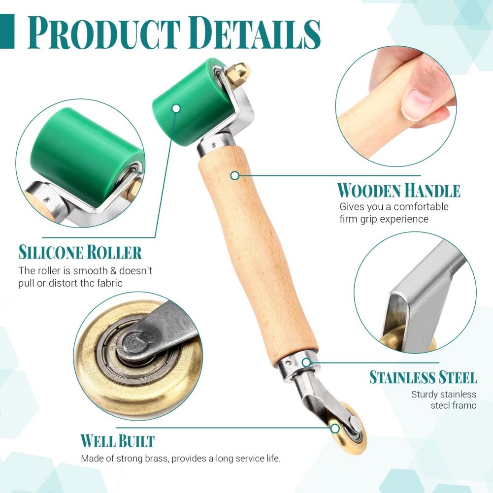 Roofing Tool Seam Roller Precise Corner Access Ergonomic Handle Lightweight Grip - Picture 21 of 32