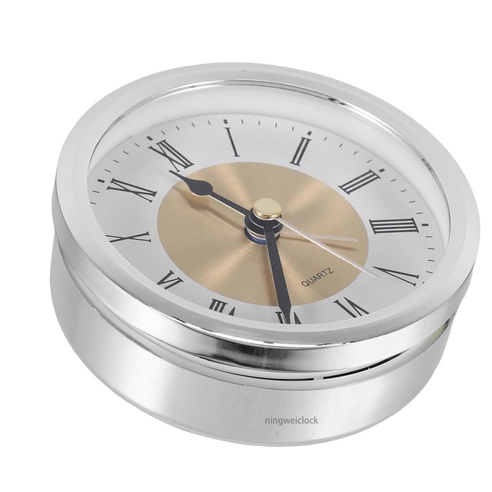 89mm Silver Gold Quartz Alarm Clock Movement for For CRYSTAL Display Projects