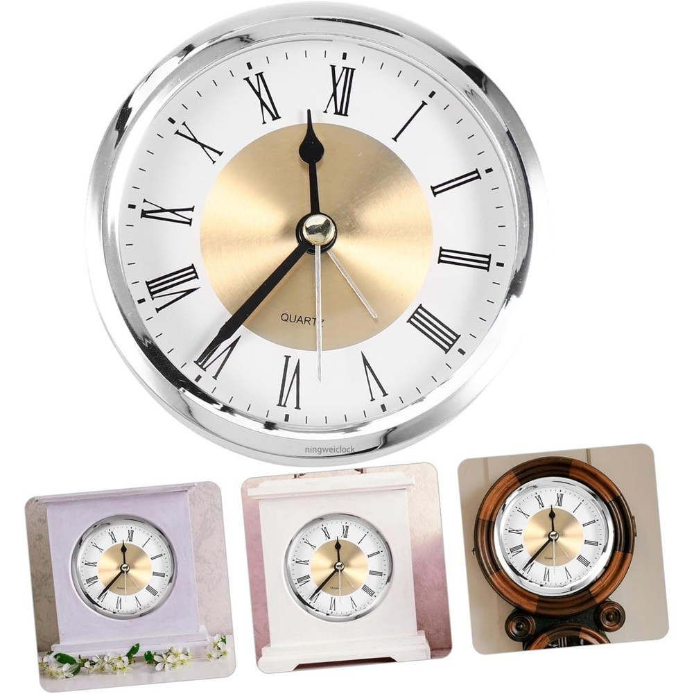 89mm Silver Gold Quartz Alarm Clock Movement for For CRYSTAL Display Projects