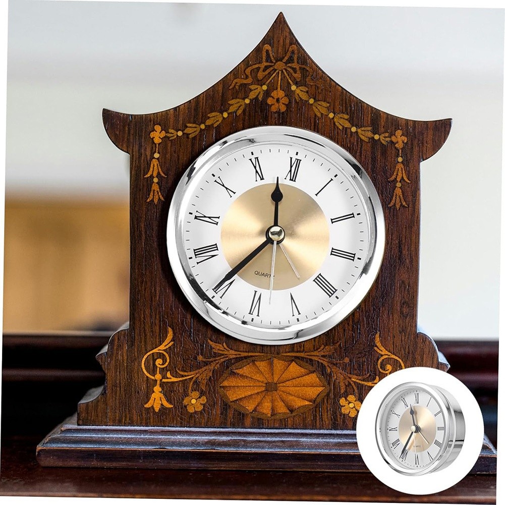 89mm Silver Gold Quartz Alarm Clock Movement for For CRYSTAL Display Projects