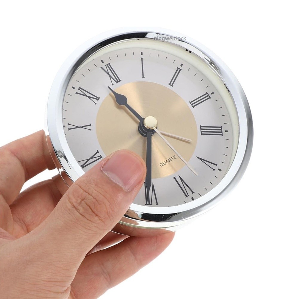 89mm Silver Gold Quartz Alarm Clock Movement for For CRYSTAL Display Projects