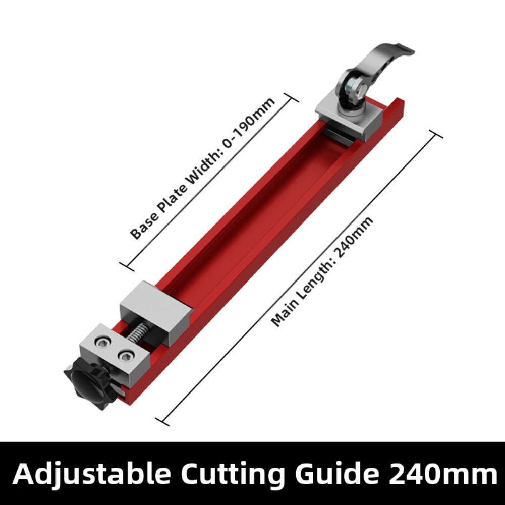Circular Saw Cutting Base Accessory with High Stability and Dual Locking System