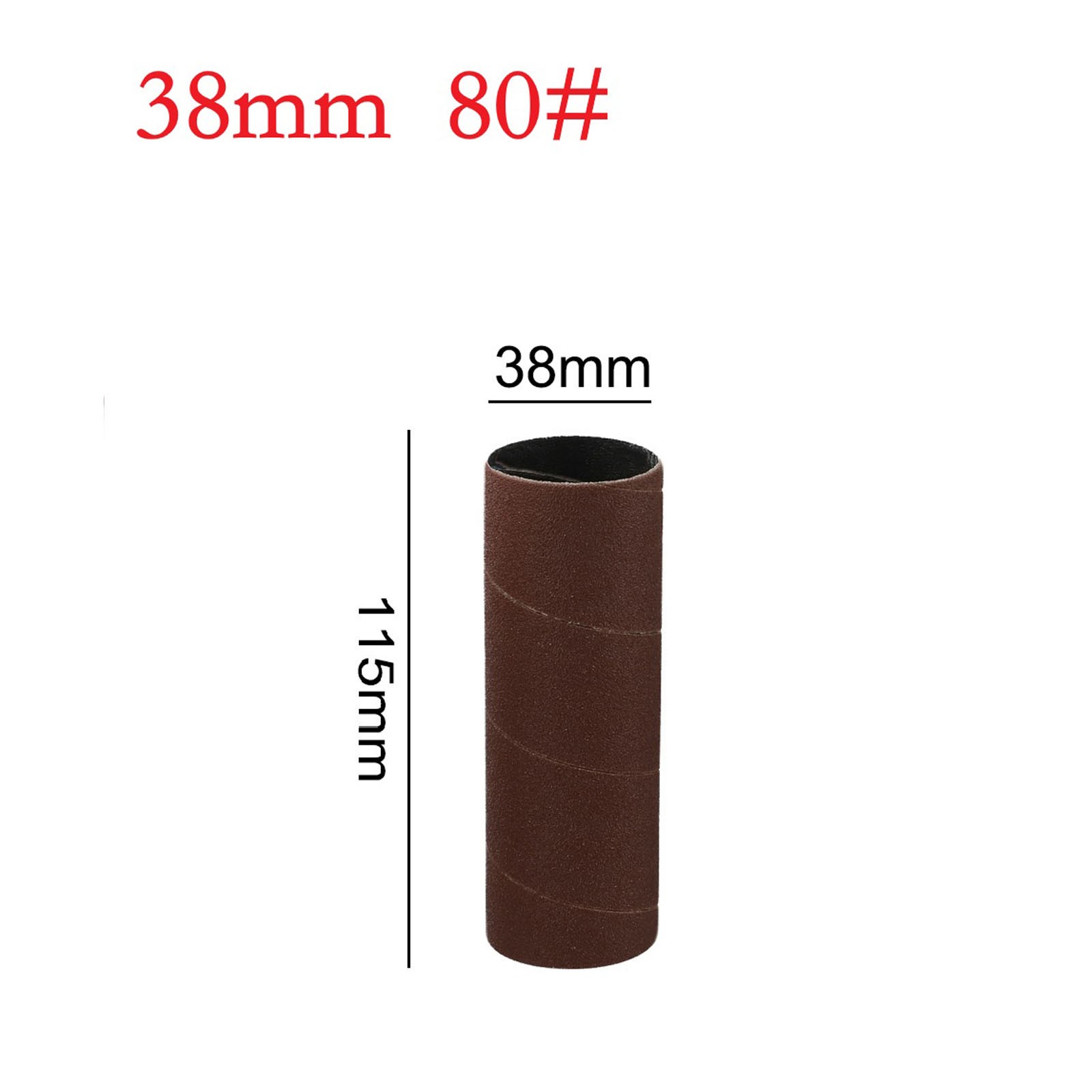 115mm Sanding Drum Sleeves with 80 150 240 Grit for Sanding and Resurfacing