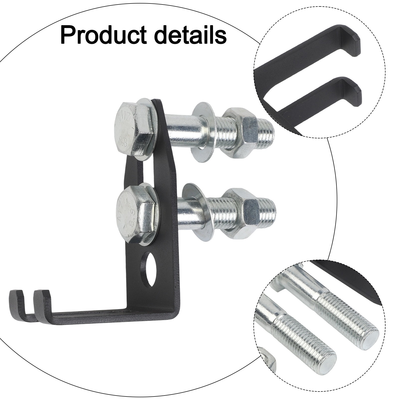 Home Gym Barbell Storage Hook Hanging Rack Mounted for Squat Rack Posts
