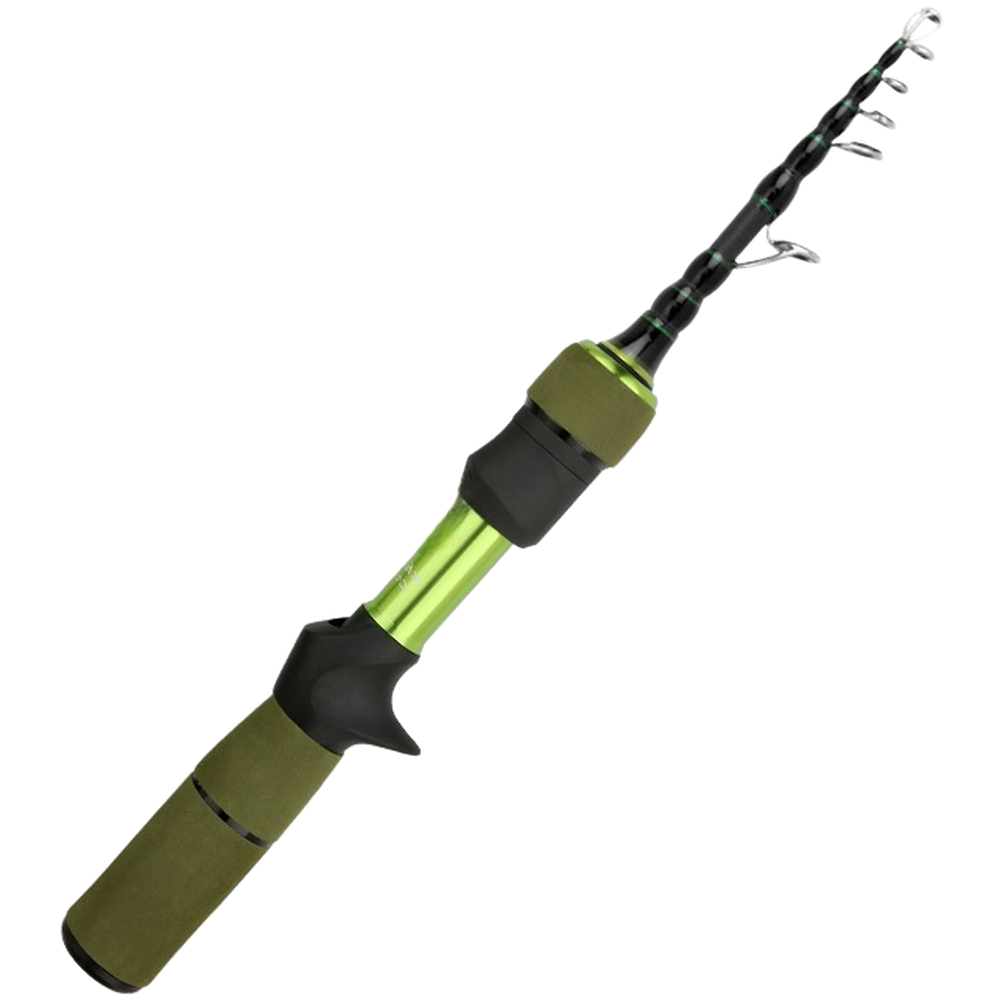 18M Carbon Telescopic Fishing Rod UL with Comfortable Grip and Large Guides