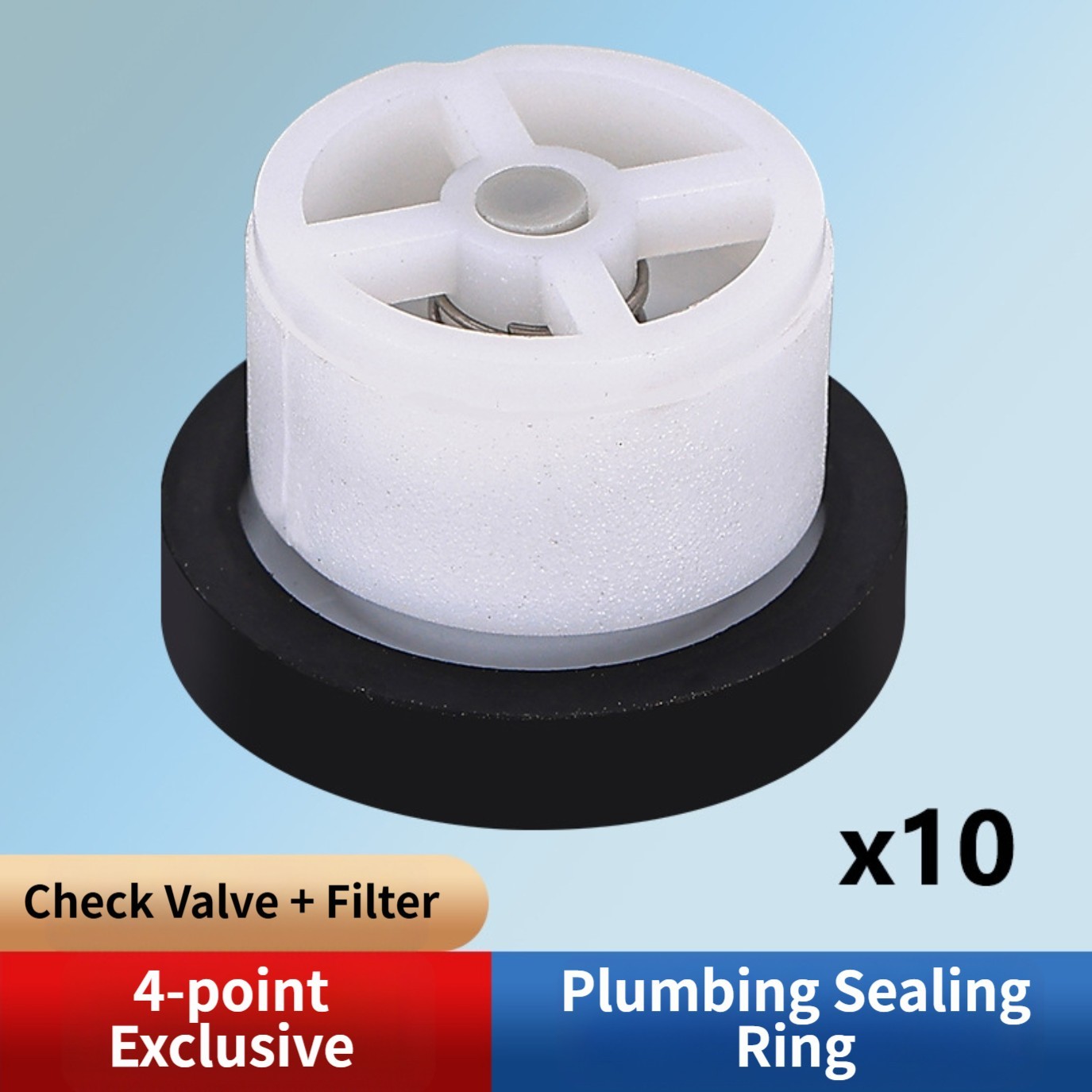 Mischventil Dusche Rückschlagventil Gummi ABS Konstruktion für 4-Punkt Befesti - Picture 13 of 16