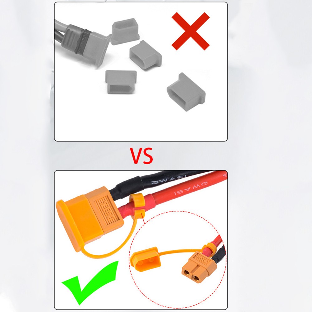 For RC Models Rubber Dust Cover Dustproof Leak-proof Prevents Oxidation
