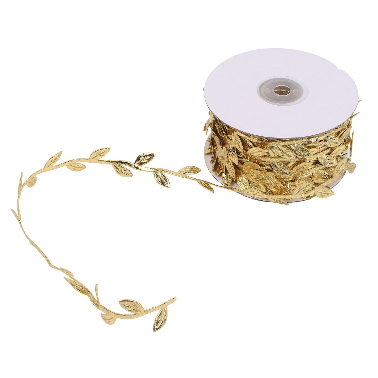 30m Gold And Silver Leaf Ribbon For DIY Crafts, Parties And Yard Decorations New