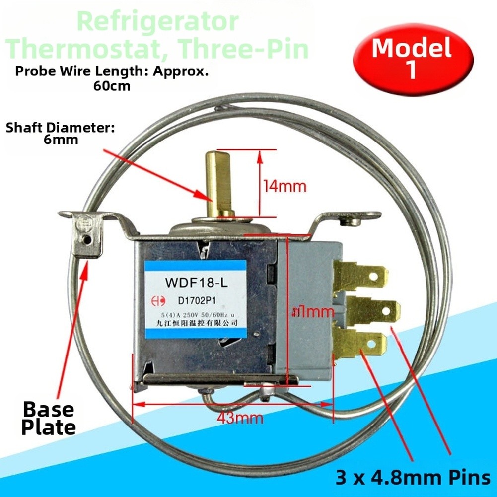 Mechanical Thermostat Temperature Control Switch for Refrigerator Cooling Units