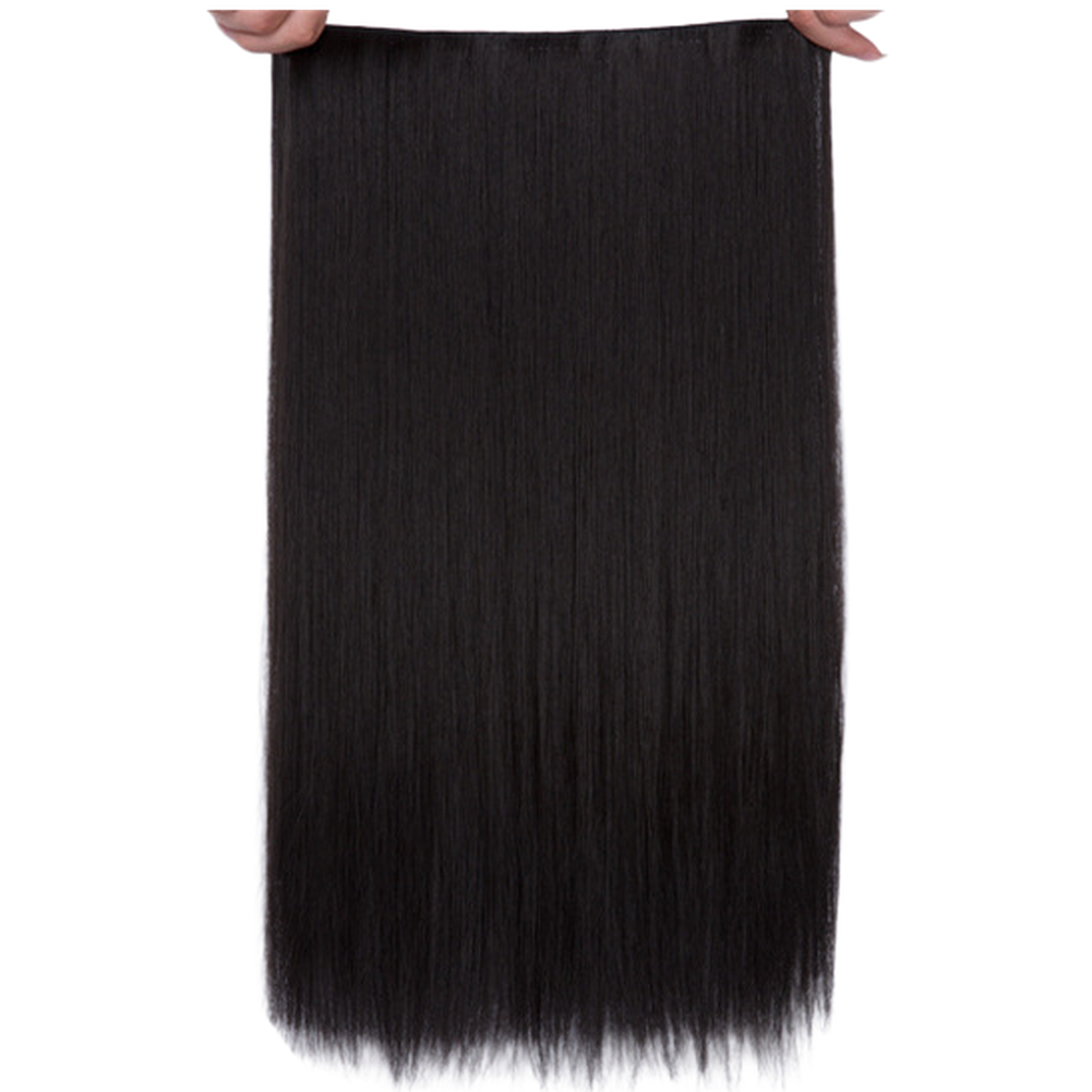 High Temperature Clip In Hair Extensions 5 Clips Straight Weft 50cm 60cm 70cm