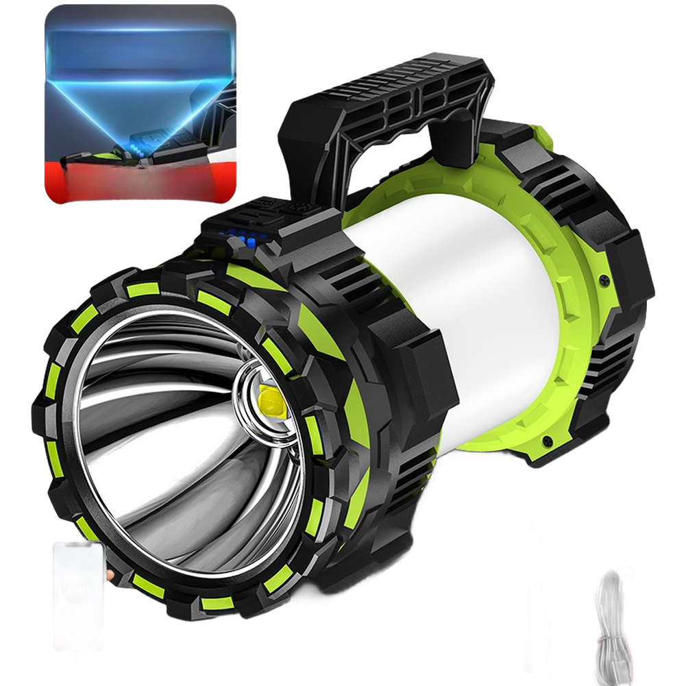 4000mAh Rechargeable Portable Waterproof Searchlight with Dual Lighting Options - Picture 12 of 14