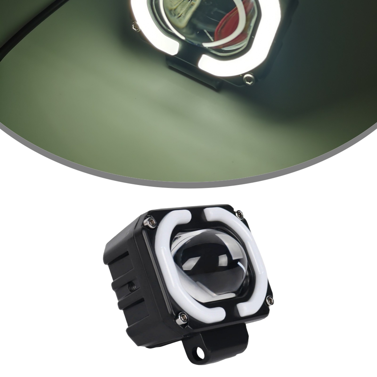 LED Motorcycle Light Motorcycle Headlight Easy Install 15W Power DC 12-60V - Picture 13 of 16