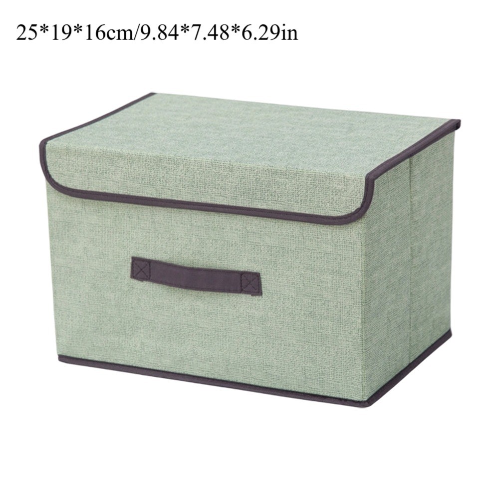 Non Woven Fabric Storage Box Foldable with Dustproof Lid for Clothing and Toys - Picture 14 of 25