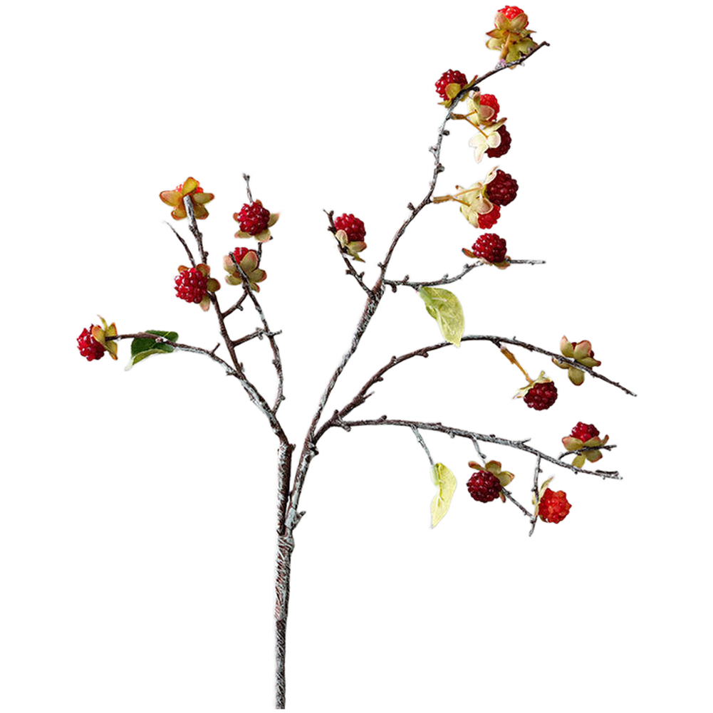 FOR RASPBERRY Branches Plastic Artificial Flowers Fake Plants for Wedding Decor