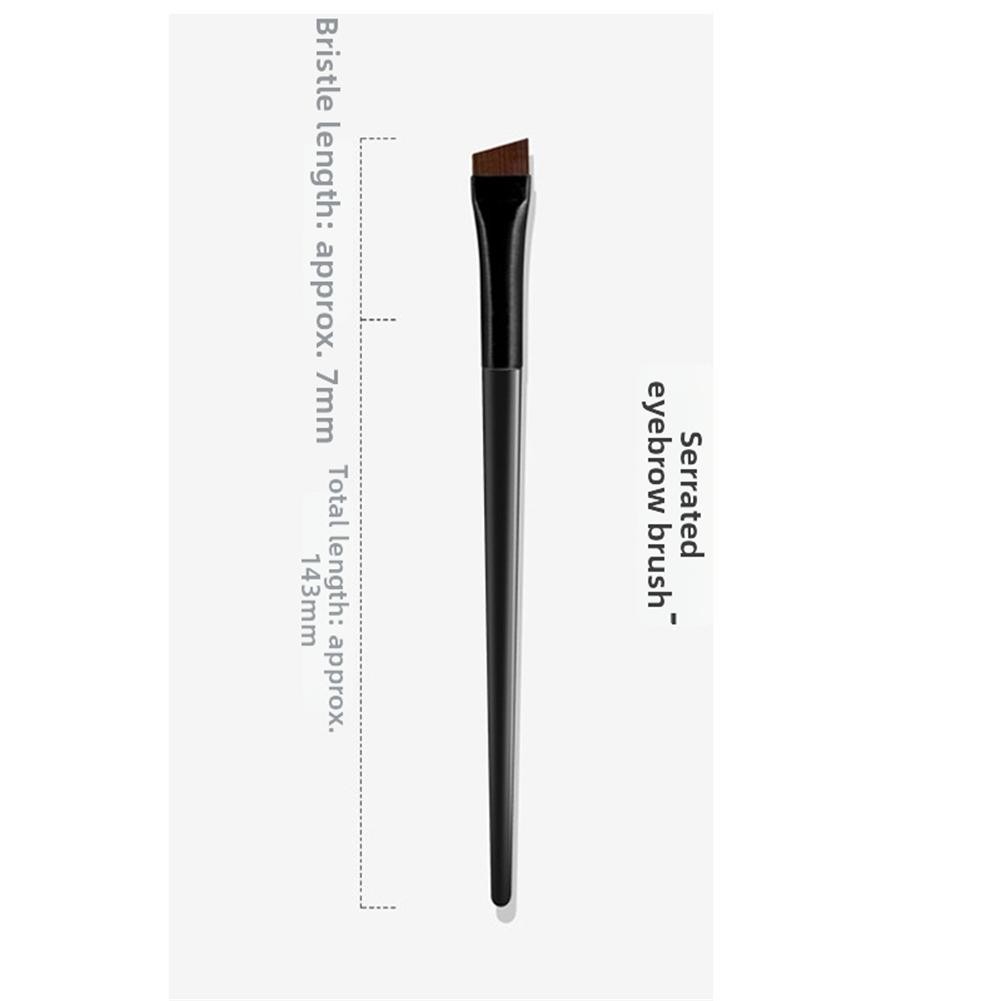 Flat Angled Eyeliner Brush for For eyebrows and Eyeliner with Comfortable Grip