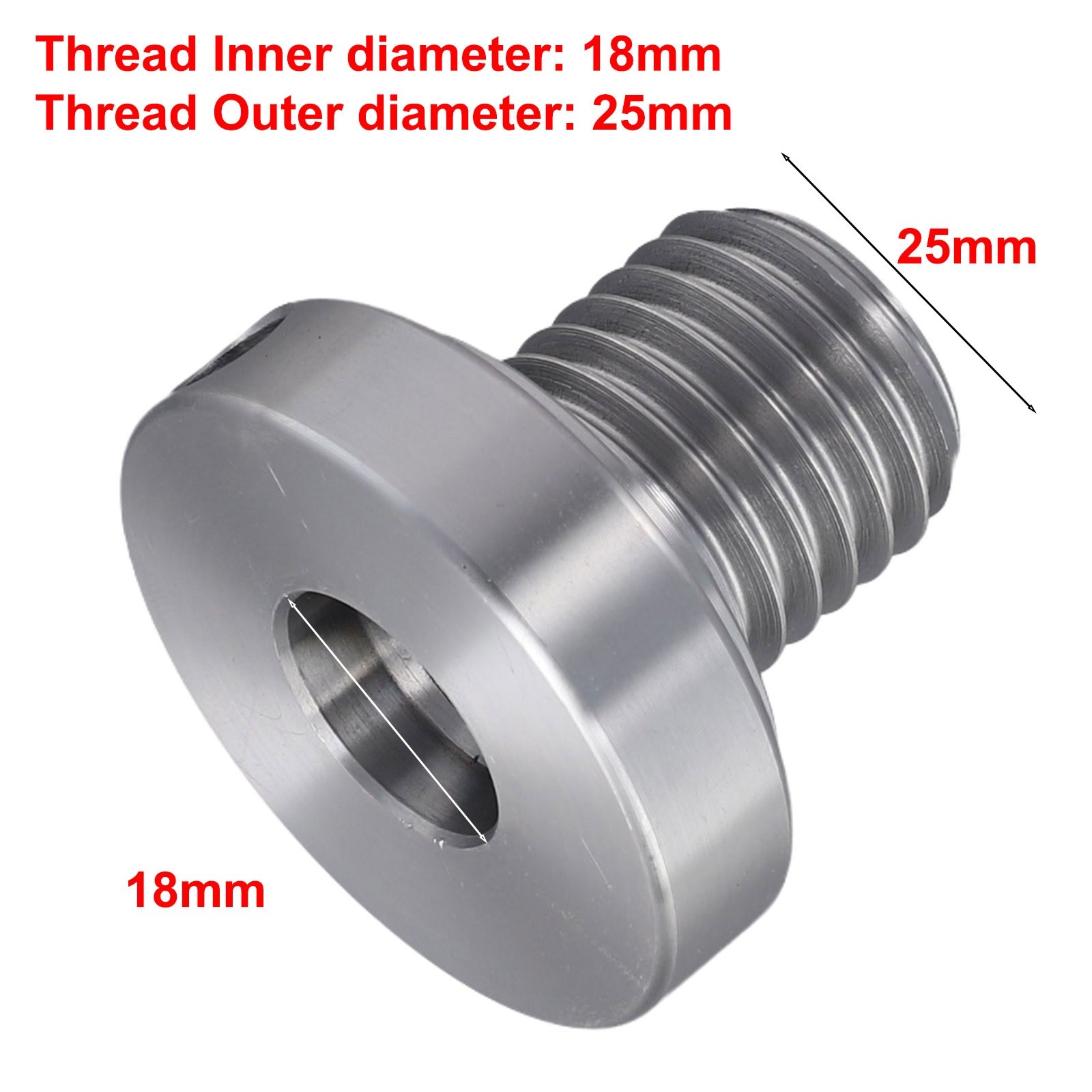 Chuck Adapter Lathe Chuck 25mm To 18mm 33mm To 18mm 33mm To 25mm Black