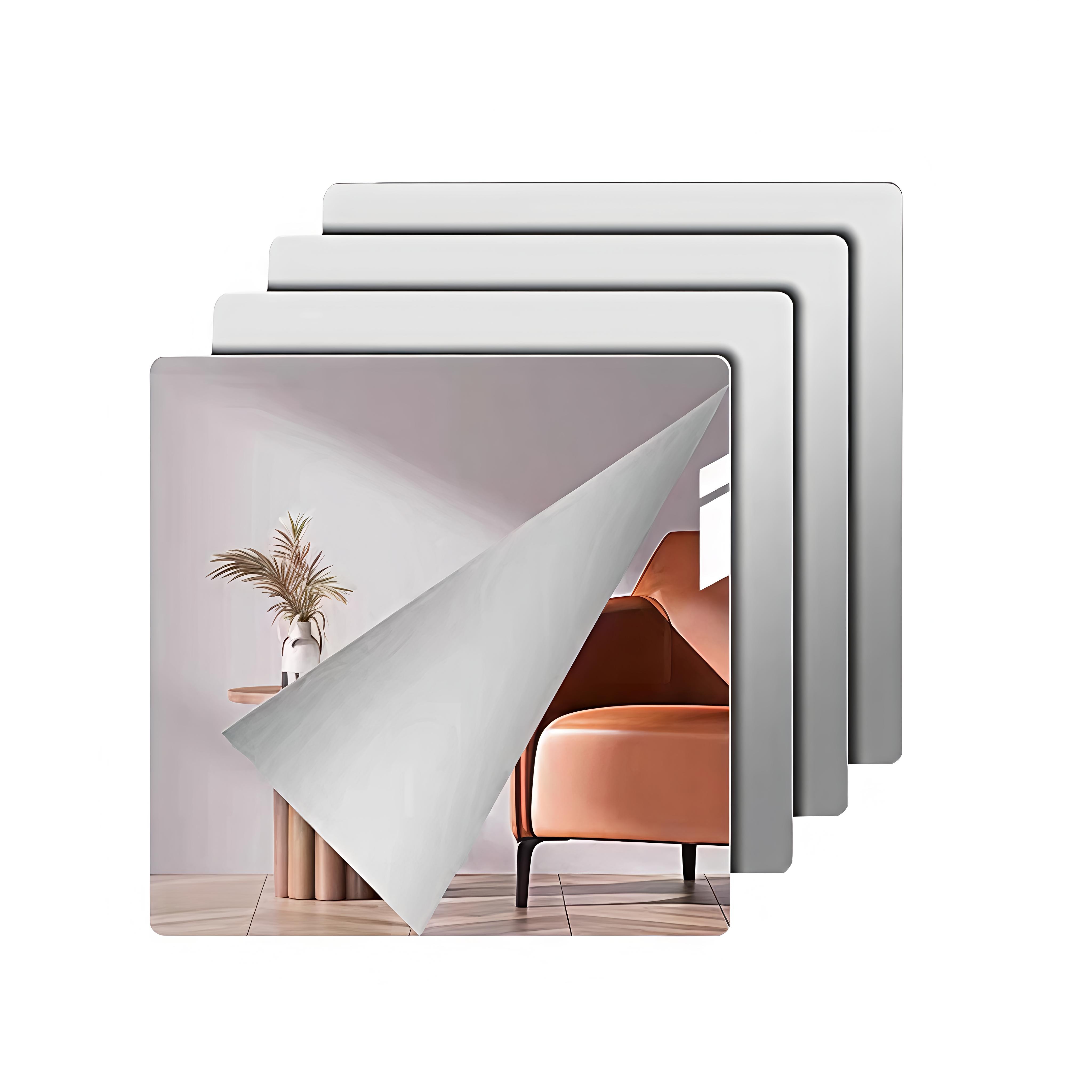 Clear Reflection Acrylic Mirror Stickers for Entryway and Dormitory Walls - Picture 21 of 35