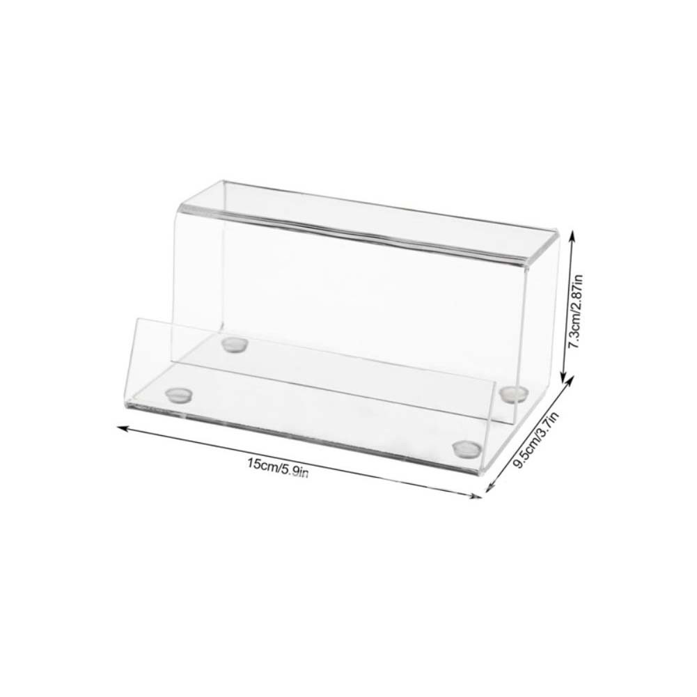 Black Acrylic Vinyl Record Storage Rack for Organizing and Displaying Records