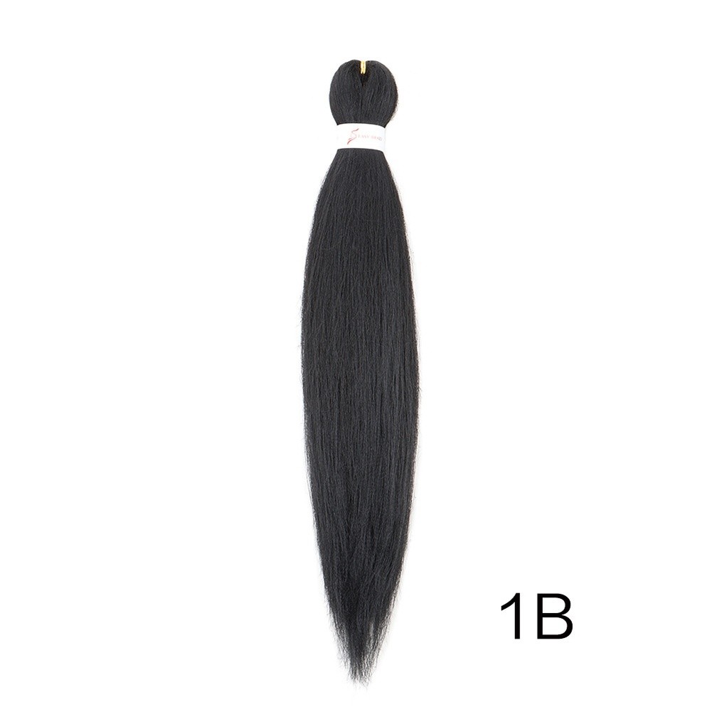 20 Inch Synthetic Easy Braid Hairpiece Low Temperature Fiber Lightweight