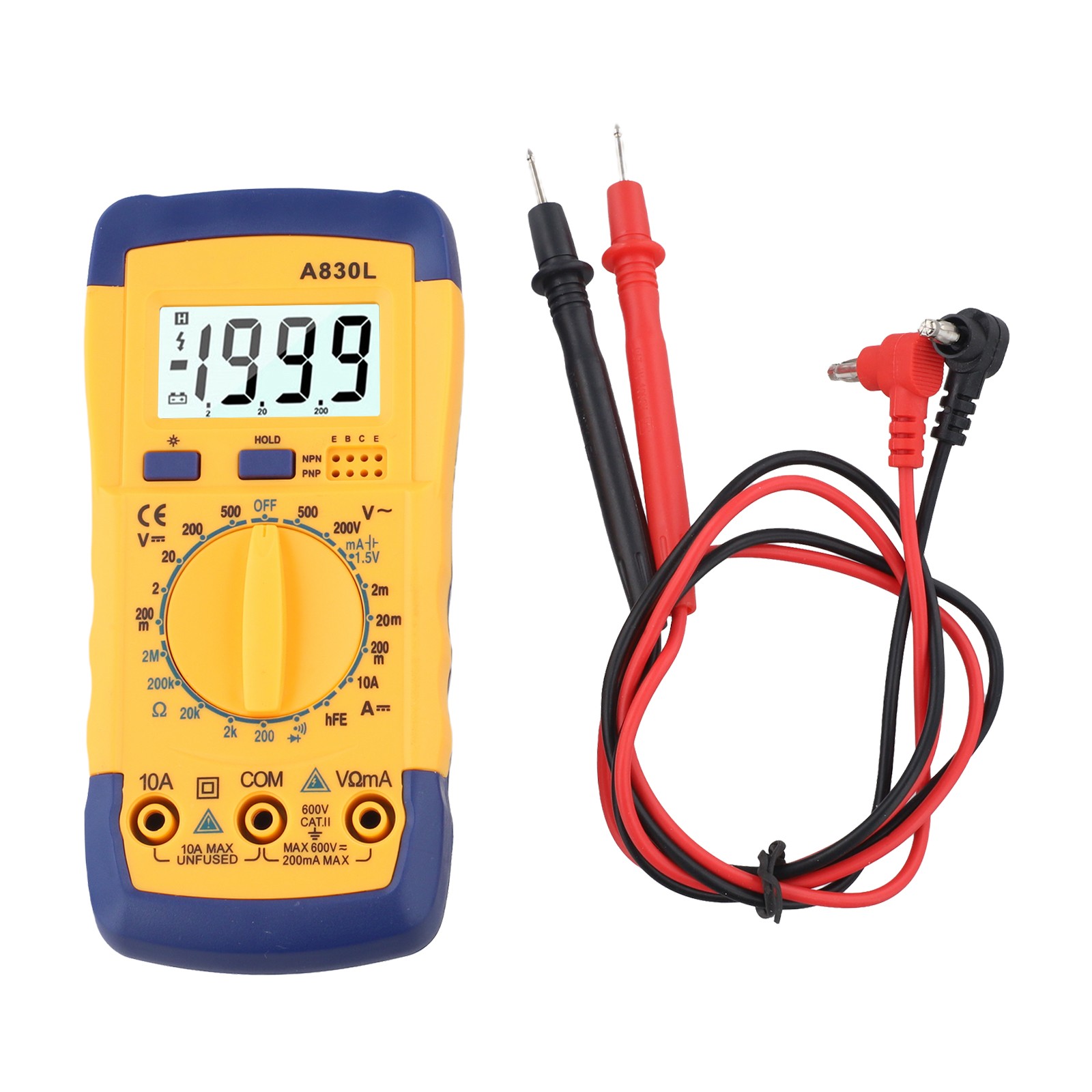 A830L LCD Tester with Multiple Functions Including Frequency Measurement