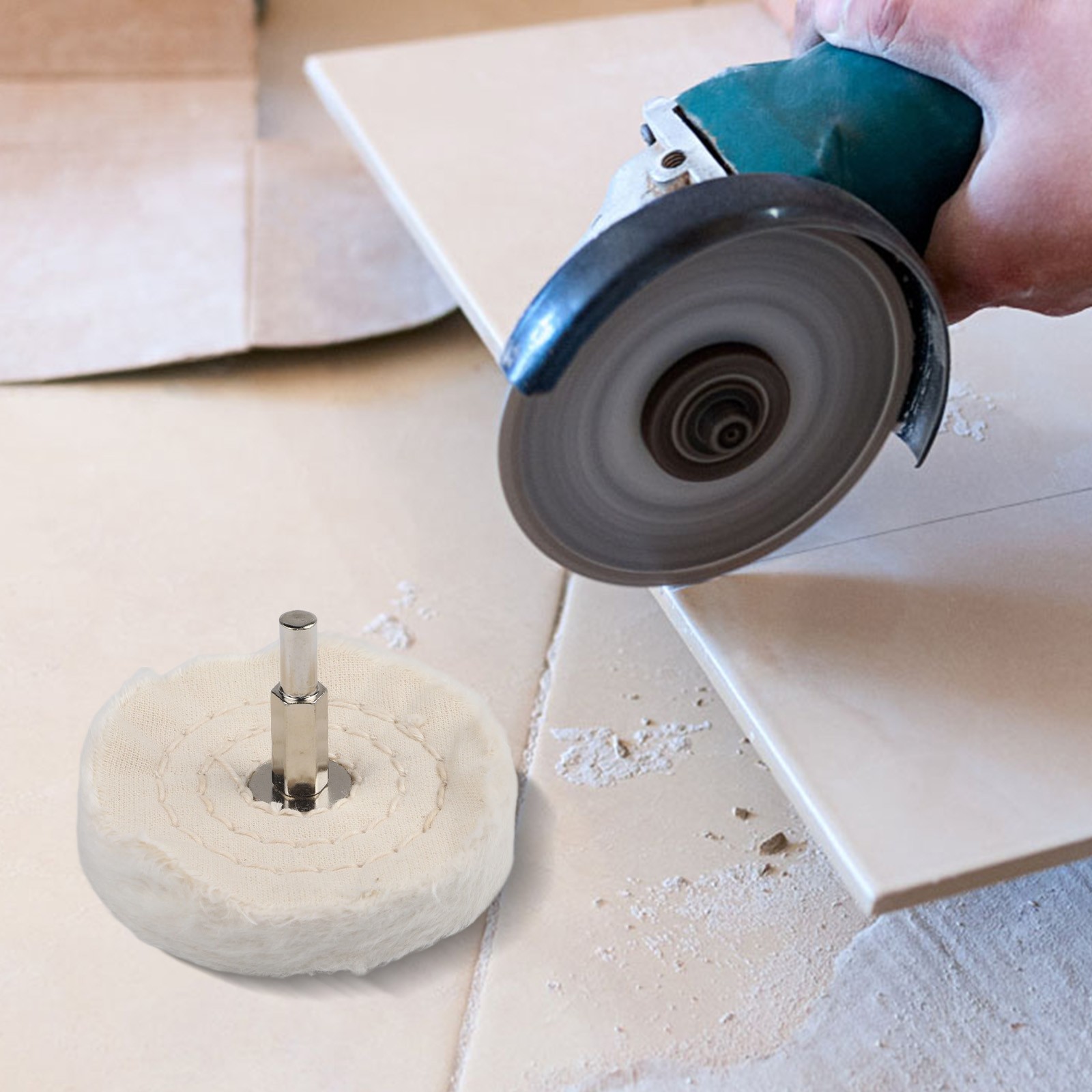 Polishers Accessory Polishing Wheels Workshop Equipment Accessories White