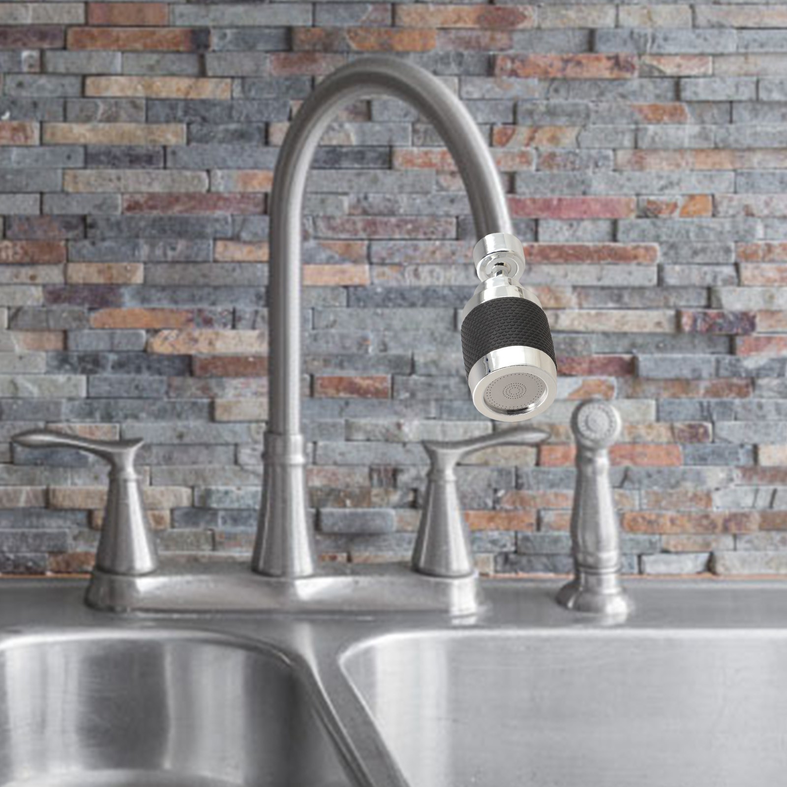 Quick Setup Kitchen Faucet Filter with 3 Spray Modes and Water Purification