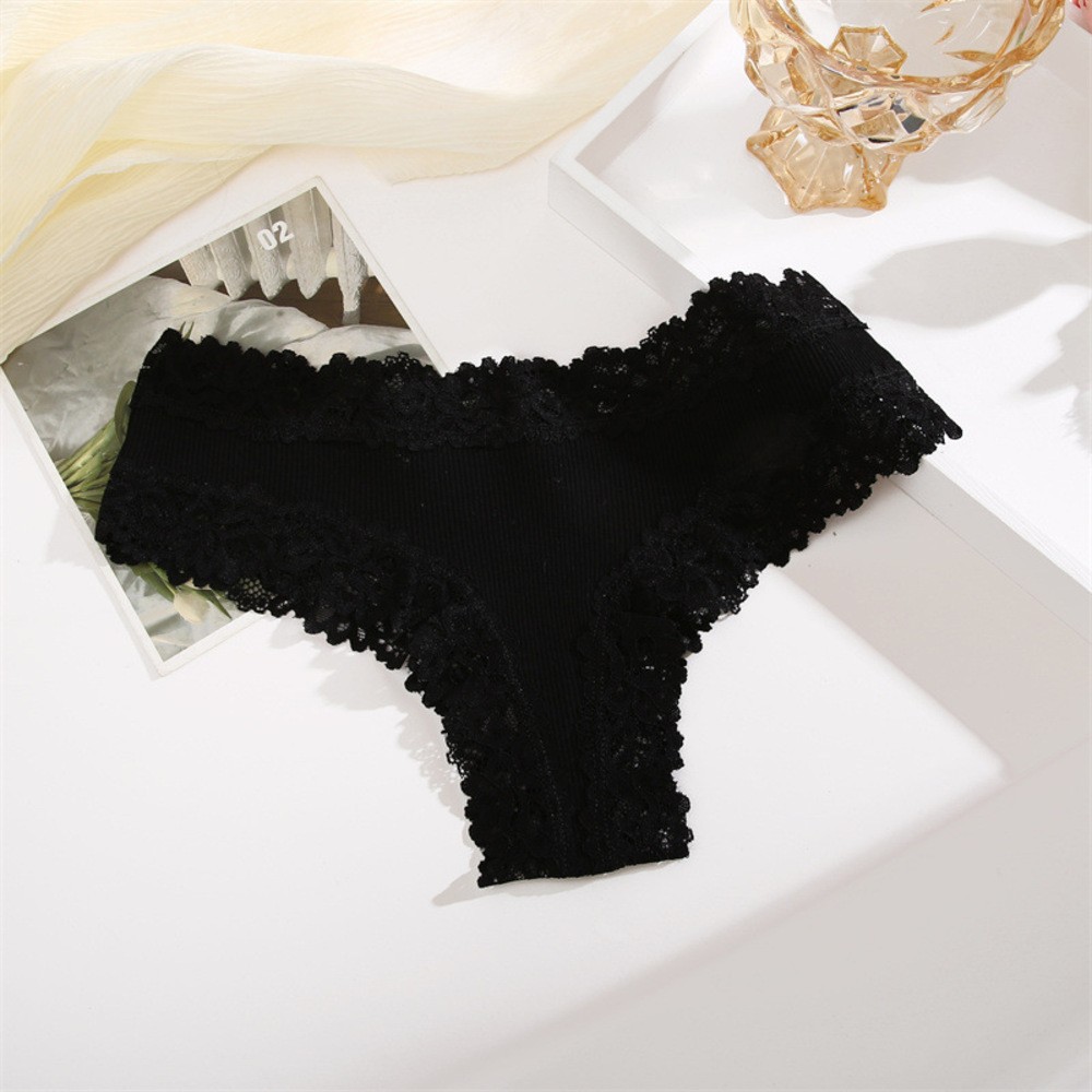 Comfortable underwear women midwaist briefs triangle design daily wear