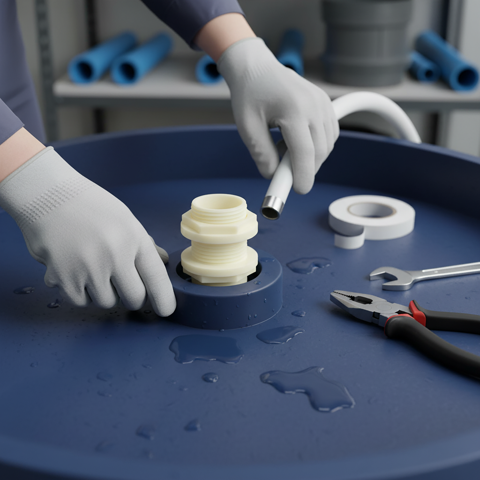 1pcs Water Tank Connector Water Tank Connector Compatibility ABS Adapter